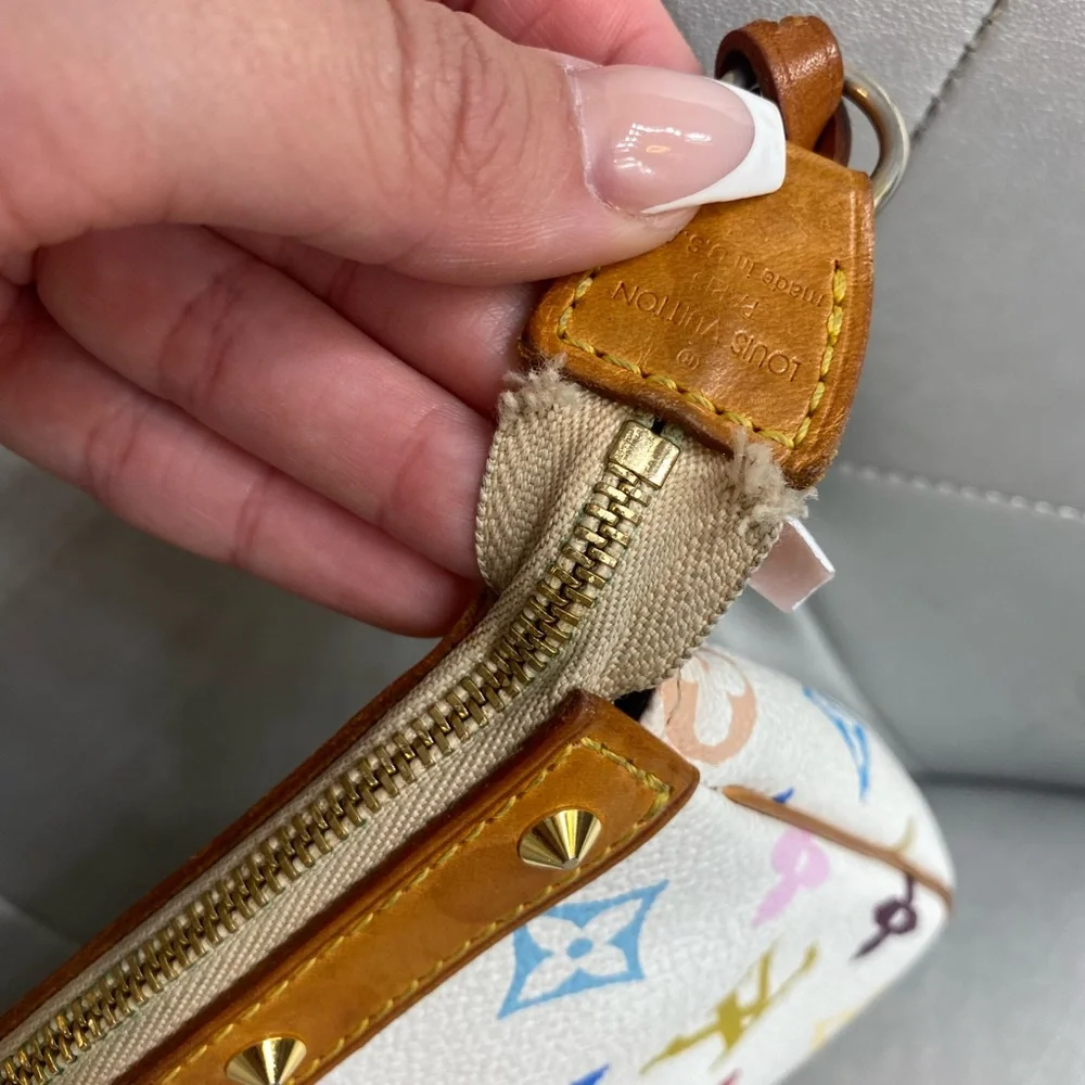 Louis vuitton vintage multi color pouchette - Picture 9 of 13